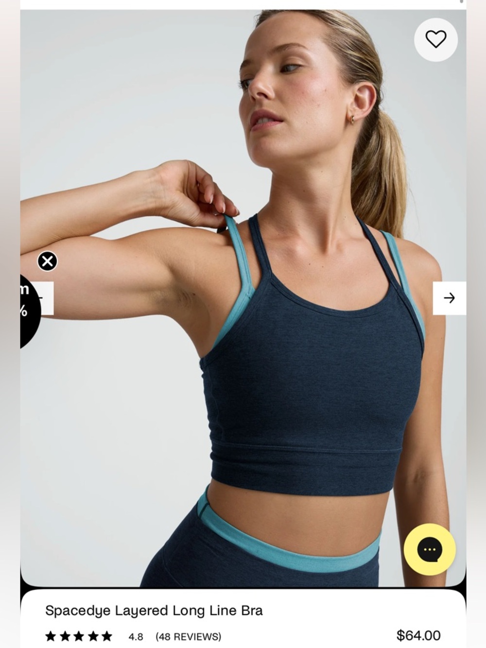beyond yoga 2pcs Layered Long Line Bra & leggings